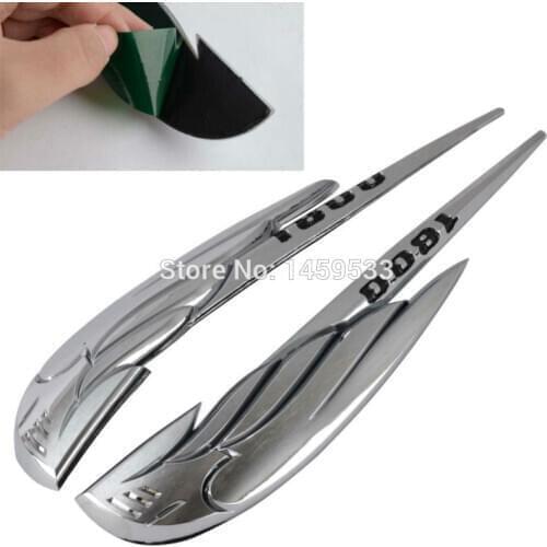 New 3D Chrome Gas Tank Emblem Badge Decal Sticker Fits For Honda VTX1800 GL1800 VTX1800C Free Shipping Motorcycle