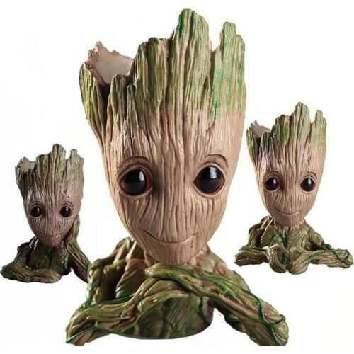 Marvel Super Hero Guardians of the Galaxy 2 Tree Man Groot Baby Mini Version Garage Kit Ornaments Doll