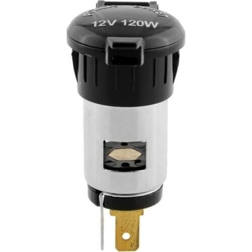 New 12V/24V Universal Auto Cigarettes Lighter Female Socket with Waterproof Cover