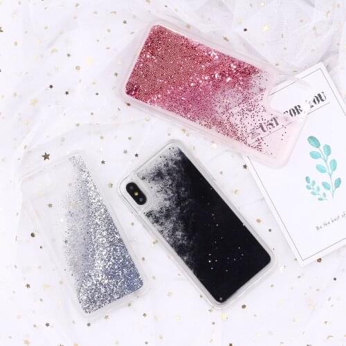 Clear Glitter Sequins Shining Protection Phone Case For iPhone 11 Pro Max X XR XS 7 8Plus SE2020 12 Mini Transpare Phone Cover