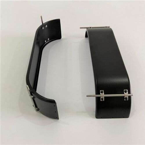 Rc Car Toys 1/14 Tamiya Truck LESU Model 8X4 6X4 Metal Mudguard Rear Dual Axle Fender