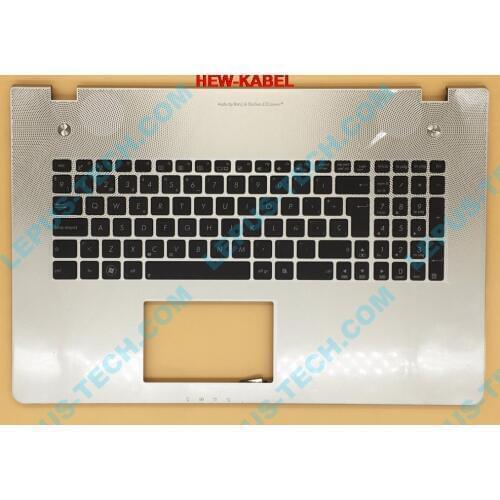SP Spain UK LA Keyboard For ASUS N76 N76V N76VB N76VJ N76VM N76VZ Top Cover Upper Case Palmrest 90R-NAL1K4M00Y Silver
