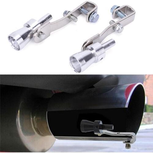 Stylish Car Turbo Sound Muffler Exhaust Pipe BOV Simulator Whistle Blow-off Vale inexpensive