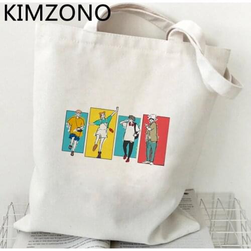 Jujutsu Kaisen shopping bag grocery bolsas de tela cotton eco bag ecobag bolsas reutilizables fabric boodschappentas sac tissu