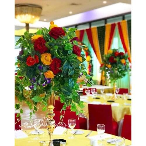 Slim Flower Vase Wedding Centerpiece Decorative Holder Vintage Vase 75cm Tall