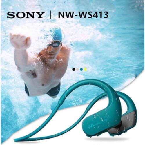 Sony NW-WS413 waterproof swimming running mp3 music player headset integrated accessories waterproof SONY WS413 Walkman
