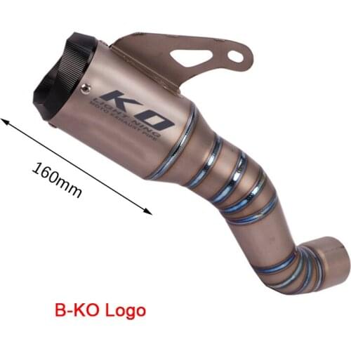 For Kawasaki Z900 Ninja 900 Motorcycle Exhaust Pipe Titanium Alloy Escape No DB Killer Slip On Original Catalyst Exhaust Tips