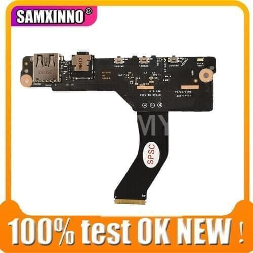High quality Brand New FRU 5C50K48444 For Lenovo Yoga 900-13ISK USB Audio board Power button BYG40 NS-A412 100% Fully Tested