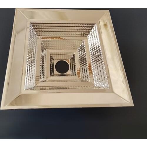 #JRXS-158 High quality Led Reflector Cup, COB Reflector Cup, Size: 158X26X63.7mm, Degree: 45 , Clean Surface, PC Materials