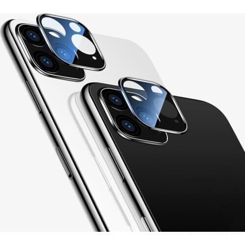 NEW Back Camera Lens Screen Protector For IPhone 11 Pro Max 2019 Tempered Glass Film Metal Rear Lens Protection Case Accessories