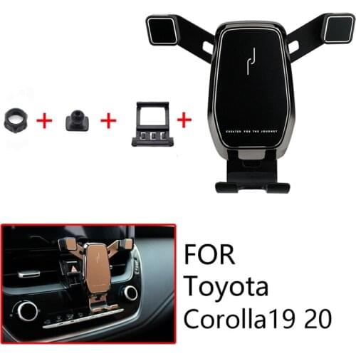 Car Mount Phone Holder Air Vent Clip Mobile Phone Holder for Toyota Corolla Altis Accessories 2019 2020 Car Accessories