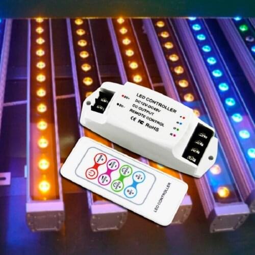 350mA 700mA constant current Output RF remote Wireless RGB Dimmer BC-361-CC DC12V-48V Led CC RGB Strip Controller for LED Lamp
