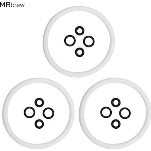 Hot ! 3pcs/lot Food Grade Silicone Cornelius Type Keg Seal O-Ring Replacement Kit Set