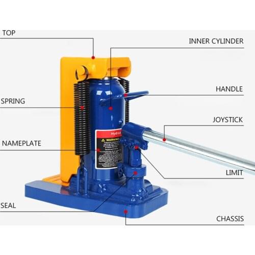 2.5T claw jack Low-position night press hook type machine tool top