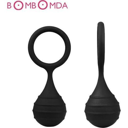 Male Penis Training Ball Extended Ejaculation Cock Ring Erectile Expander Penis Ring Adult Product Masturbators Sex Toys For Men