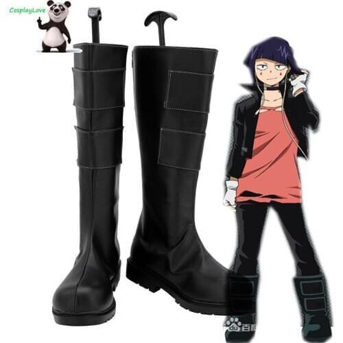 My Hero Academia Boku no Hero Akademia Kyouka Jirou Black Cosplay Shoes Boots Custom Made CosplayLove