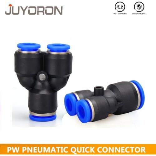 Pneumatic Quick fitting PW Type Coupling Gas Pipe Plastic Connector 4 6 8 10 12mm Reduced diameter pneumatic tube