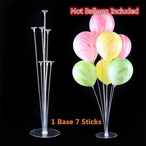Balloon Stand Clear Plastic Balloon Stick Birthday Party Decoration Kids Wedding Balloons Decoration