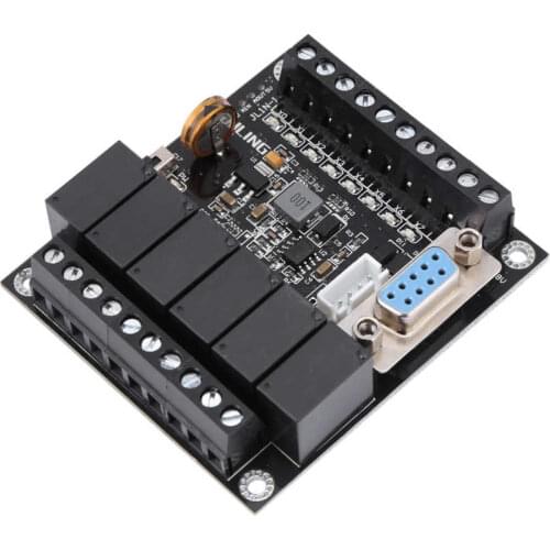 PLC Programmable Controller 24V PLC Module Programmable Control Board FX1N-14MR Relay Controller Module Electrical Accessory