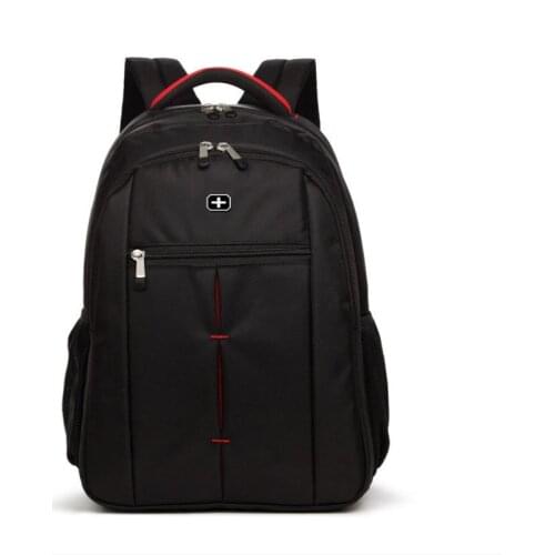 Business Backpack Men School Bags for Boys Black Bagpack Men Mochila Swiss Backpack Travel Rugzak Tourist Gear 15.6 Inch Laptop