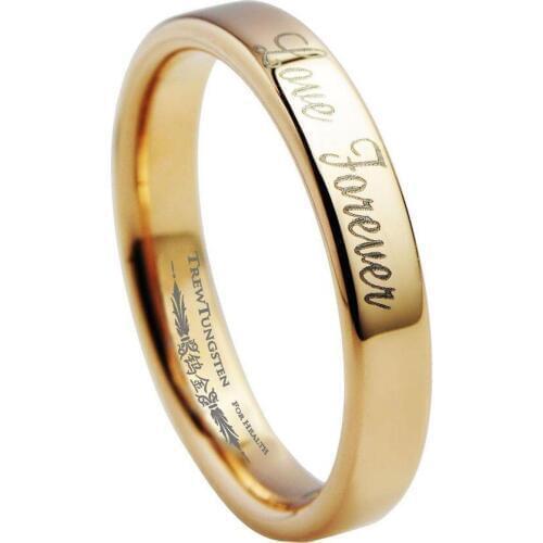 Width 3.5mm complete ranges US Size 4/4.5/5/5.5/6/6.5/7/7.5/8/8.5/9/9.5/10/10.5/11/12 Tungsten Ring Rose Gold /TURI0018RM