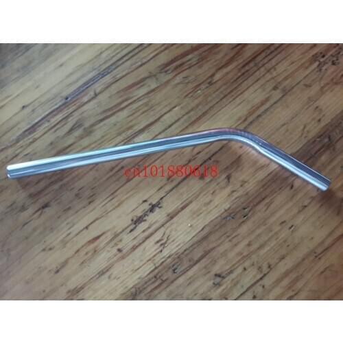 100pcs/lot Free shipping High Quality 215mmx9.5mm 304 Stainless Steel Bend & straight Straw Steel Drinking Straws 8.5"