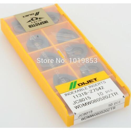 WDMW080520ZTR JC8015 carbide inserts for Indexable milling cutter
