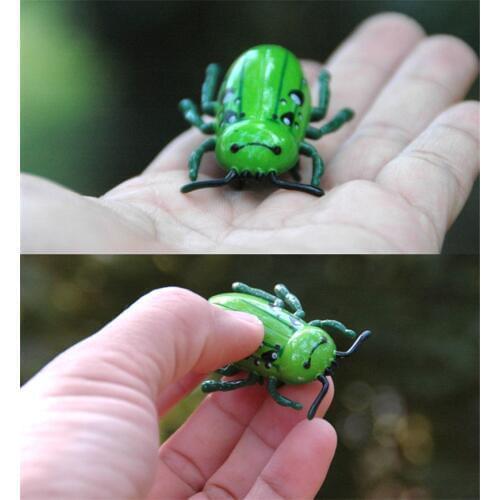 Funny Pet Cat Toy Vivid Electronic Walking Insect Toy For Cat Cute Ladybird Beetle Shape Cat Dog Toys