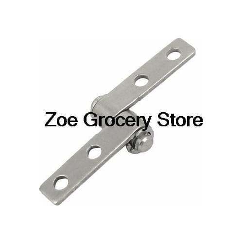 0.3Nm/ 0.5Nm/1.0Nm Iron Nickel Plated Torque Type Friction Positioning Hinge Silver Tone Left