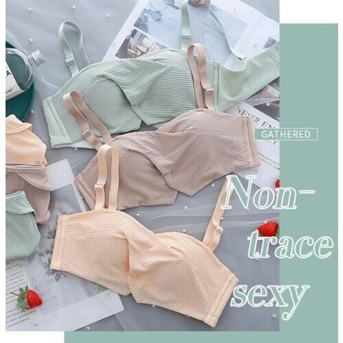 Women Seamless Underwear Bras Ladies Strapless And Non-Slip Wireless Underwear For Girl Woman Soutien Gorge Femme 2020