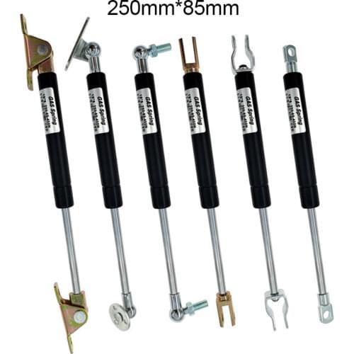 50N-500N/5kg-50kg 18*8 Rod 85mm Stroke Gas Spring Cupboard Hinges Gas Spring 250mm Hole Center Distance Force lift support