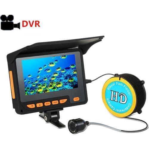 20m 30m 4.3" hd monitor dvr fishing underwater ice fishing camera fish finder