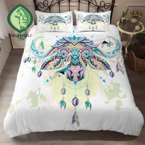 HELENGILI 3D Bedding Set Magic Alchemy Print Duvet Cover Set Bedclothes with Pillowcase Bed Set Home Textiles #YC-205