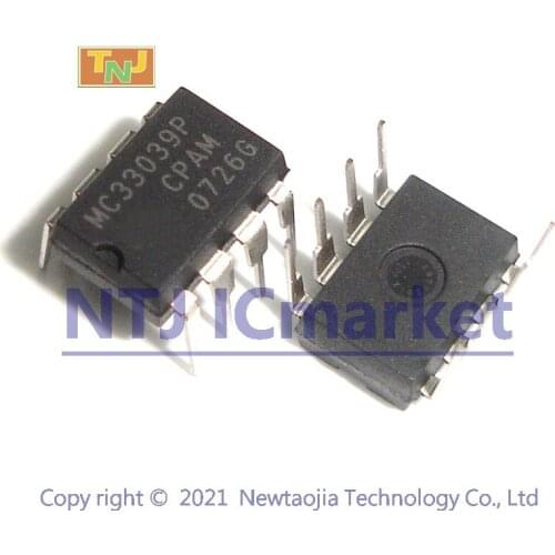 5 PCS MC33039P DIP-8 MC33039 33039 Closed Loop Brushless Motor Adapter IC CHIP