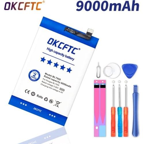 OKCFTC 9000mAh BL 7000 Battery For Doogee BL7000 SmartPhone In Stock High Quality +Tracking number
