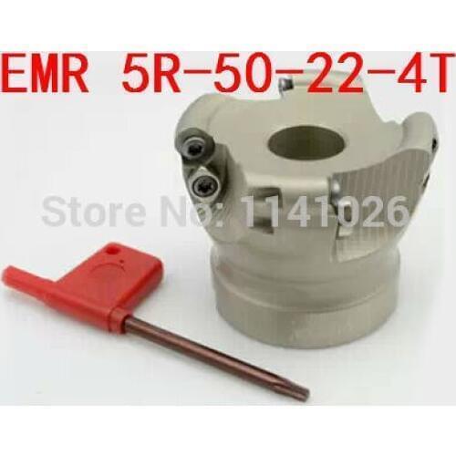 Free Shopping EMR-5R-50-22 -4T Face End Milling Cutter Indexable Flat Roughing Cutting ,CNC Milling Cutter