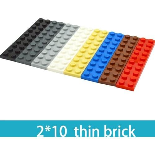 Compatible DIY Blocks Building 3795 Thin Figures Bricks 2X10 Dots Educational Assemblage Construction 2*10 Toys For Children