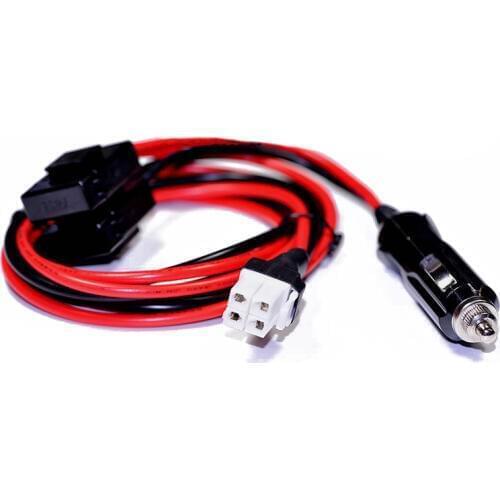Black Red Car Cigarette Radio Power Cable for Yaesu FT-450 991 Kenwood TS-480 ICOM IC-7000