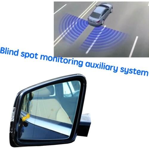 Car BSD BSM BSA Blind Area Spot Warning Drive Mirror Rear Radar Detection System For Mercedes Benz R MB W251 2010~2017