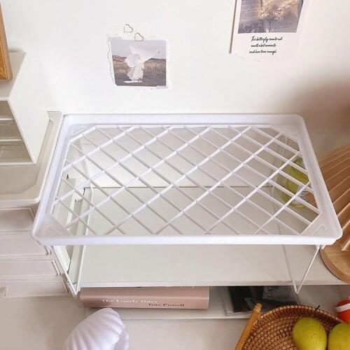 Home Closet Organizer Storage Shelf for Kitchen Rack Space Saving Wardrobe Decorative Shelves Cabinet Holders