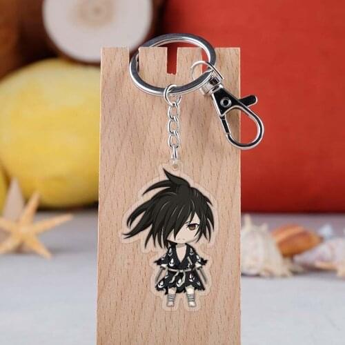 Dororo Hyakkimaru Yukata Keychain Cartoon Japanese Anime Pendant Gifts Key Ring gift llaveros