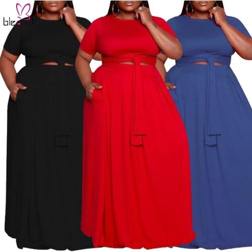 Elegant Dress Women Spring Summer Plus Size 4XL 2021 Red Black Long Maxi Work Office Vinatge Dresses Club Outfits 2021 Vestido