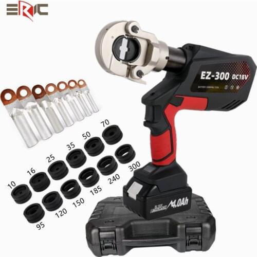 EZ-300 400 Battery Electric powered Hydraulic Cable Crimping Tools Terminals Lugs Pliers15 25 35 50 70 95 120 240 300mm2