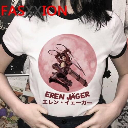 Attack on Titan Funny Cartoon Cool Anime T Shirt Men Streetwear Summer Casual T-shirt Fashion Hip Hop Tshirt 90s Top Tees Male