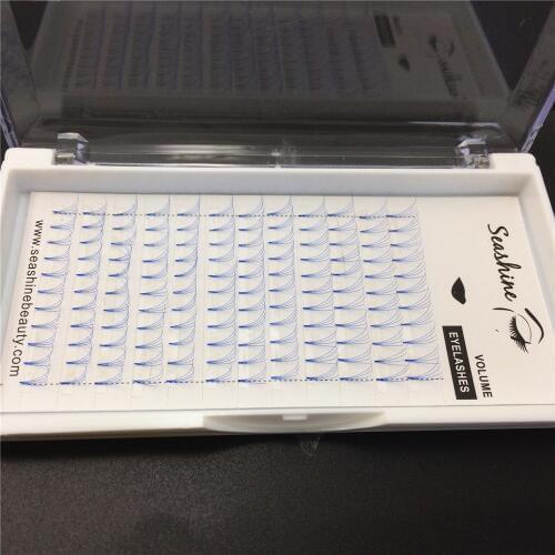 Seashine 2018 Premade Volume Lash Fans 4D Colored Volume Fans Extension Professional Volume Eyelashes Russian Volume Eyelash