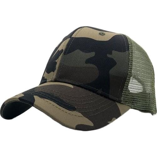 Camouflage Baseball Caps Casual Sports Mesh Outdoor Sunshade Mountaineering Casquette Personality Spring Summer Snapback Hat 128