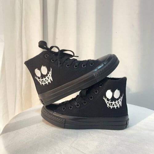 Couples Classic Anime Canvas Shoes Ninja Fashion Sneakers Men Women Lovers Casual Shoes Mens Running Shoes Basket Tennis Sasuke