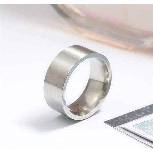 MOREDEAR Fashion Mens Black 316 Titanium Steel Finger Rings Mens Party Jewelry Wedding Engagement Rings JR2068