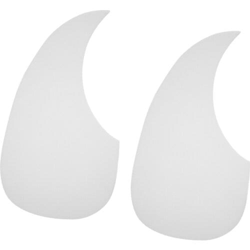 Pack Of 2 Self-adhesive Transparent Guitar Pickguard Protector For Acoustic/Wood Guitar Parts
