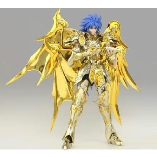 New GT Great Toys Saint Seiya Myth Soul of God Gold EX Gemini SaGa metal armor With Cloth Hanger Myth God Action Figure Toy